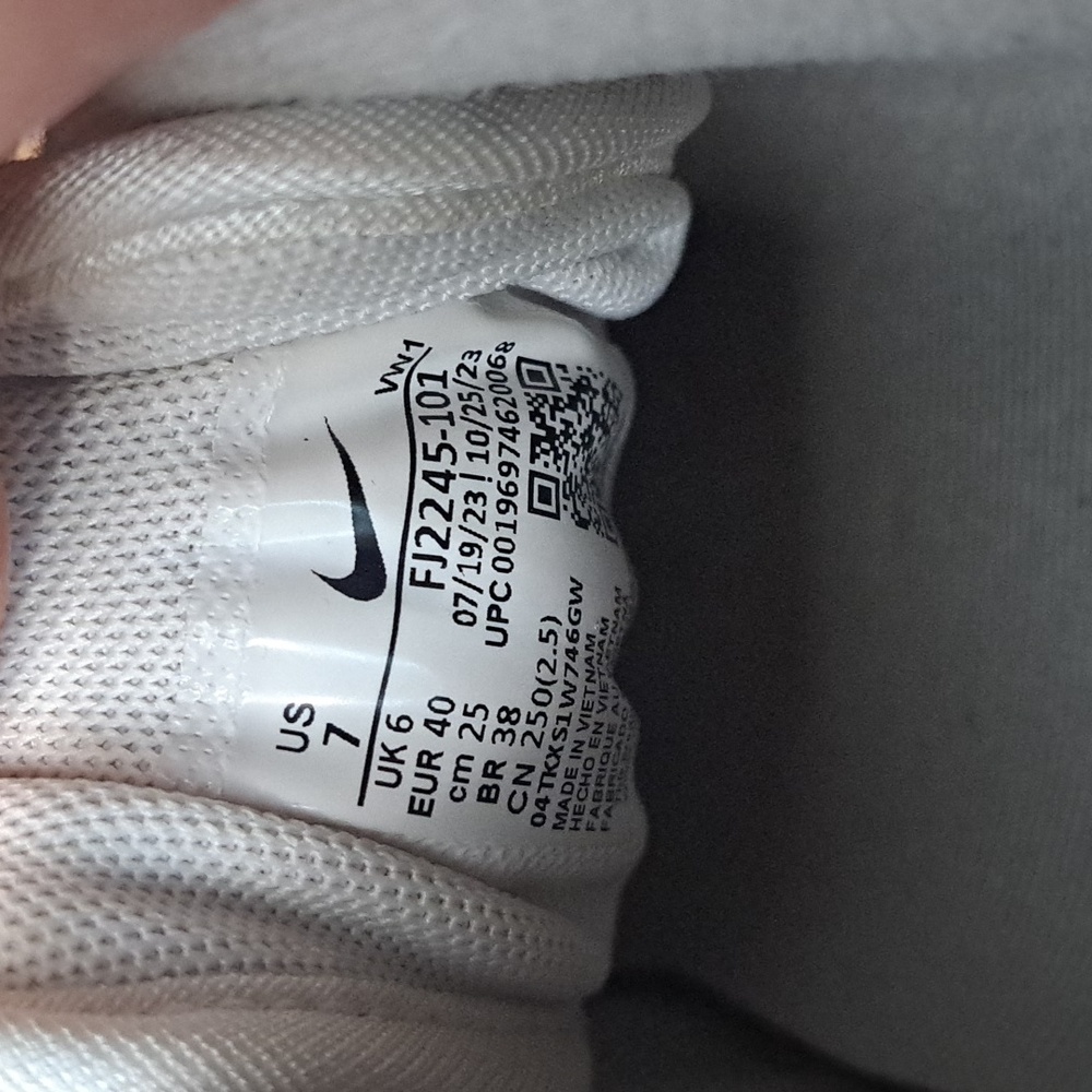 Nike Air Pegasus '89 G Men's Golf Shoes White Platinum Tint Men's Size 7 - Picture 8 of 8